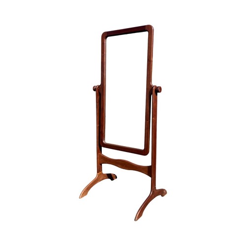 Rare danish teak cheval floor - teak,