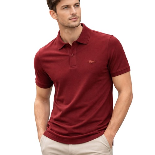 Lacoste mens classic ribbed