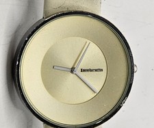 Lambretta Cielo Scooter Watch Beige Leather Strap Japan Movt Stainless Steel