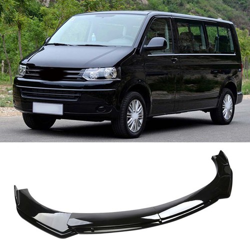 Gloss black front bumper lip - gloss,
