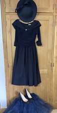 Navy Blue Wedding Outfit Dress