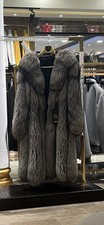 Real Silver Fox Coat 