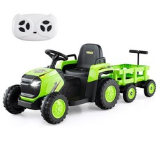 Kids Green Ride on Tractor 12V