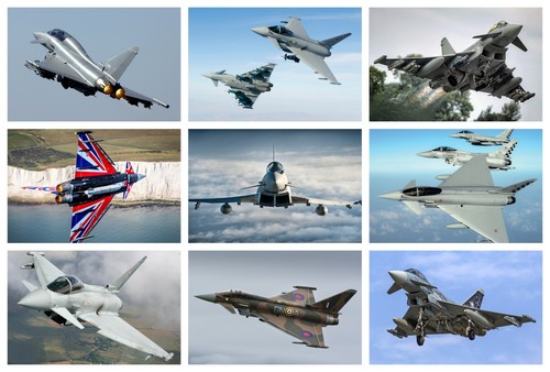 Typhoon jet plane poster print - poster,