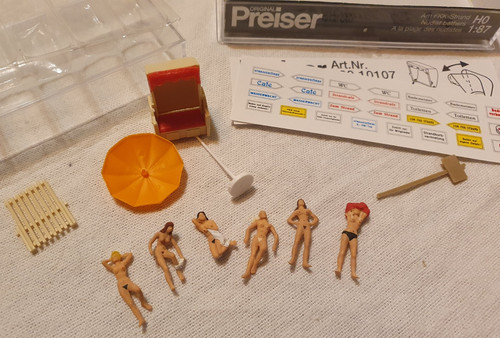 Preiser set 10107 87 six - set, 1:87