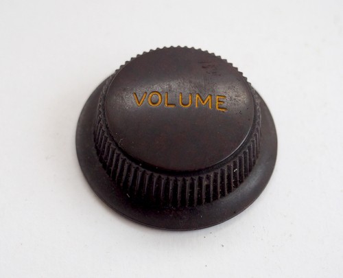 Bakelite radio volume knob - bakelite,