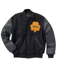 Irish Wool Varsity Jacket
