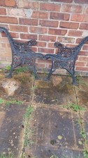 Cast Iron Bench Ends Heavy