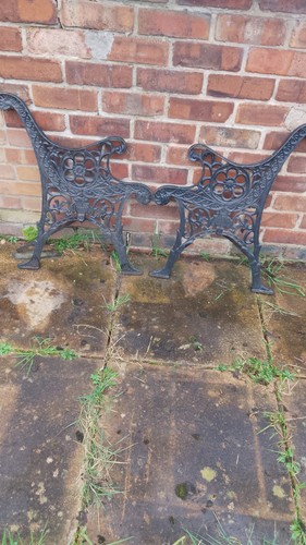 Cast iron bench ends - bench,