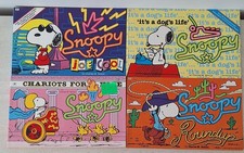 Vintage X4 Snoopy Books