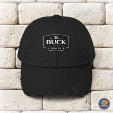 Buck Knives Anvil Logo Unisex Distressed Cap