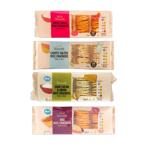 Rivercote rice crackers 100g - crackers,