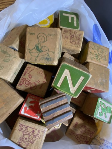 Vintage children wood - 55,