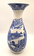 Antique Cauldon Ware Tall Vase