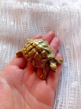 Vintage Brass Turtle ornament, turtle figurine, tortoise figurine, gift idea