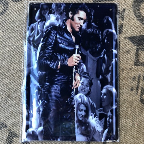 Elvis metal sign - elvis,
