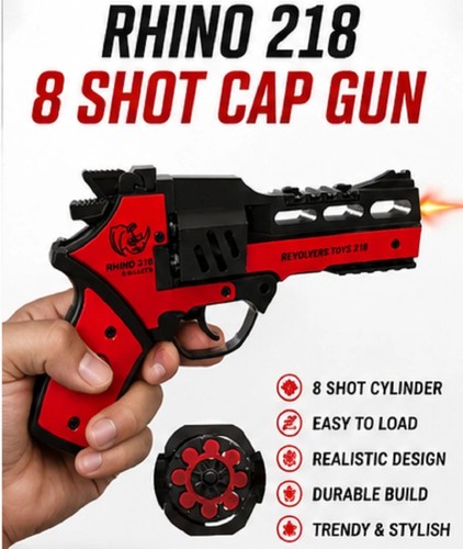 Viral shot cap gun toy - cap,