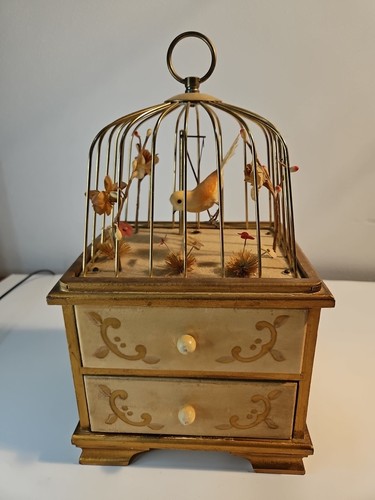 Vintage bird cage - , musical