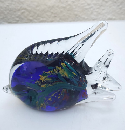 Vintage art glass fish - vintage,