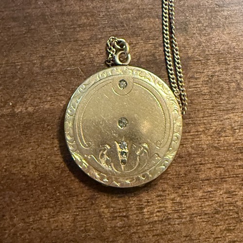 Antique gold filled locket - antique,