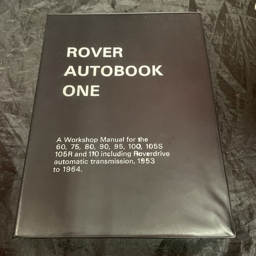 Rover autobook one - one, workshop