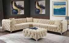 6 Seater Large Corner Sofa