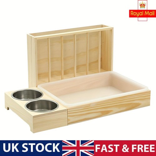 Spacious hay rack with litter - with,