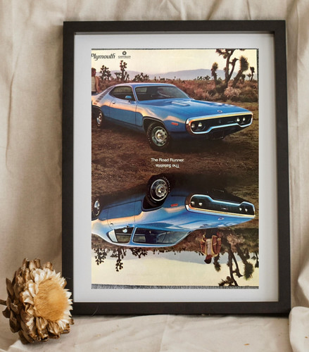 1971 plymouth road runner - road,