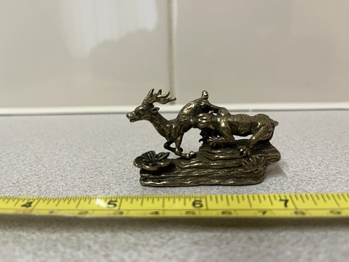 Vintage solid brass - solid, hunting