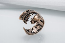 Brutal Men Shark Ring Ocean