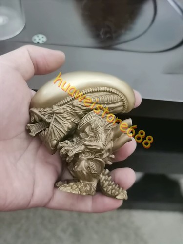 Solid brass aliens predator - brass,