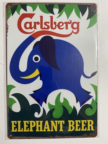 Carlsberg elephant beer sign - beer,