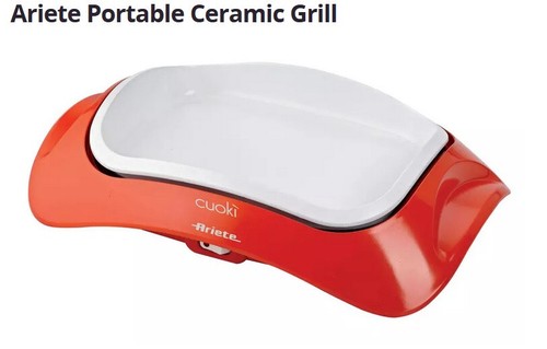 Ceramic portable table - ceramic, grill