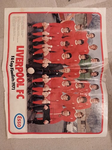 Vintage liverpool 1971 fa - liverpool, fc