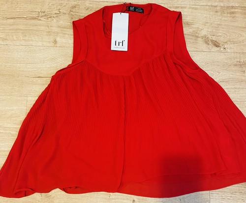 Red zara top - size, bnwt