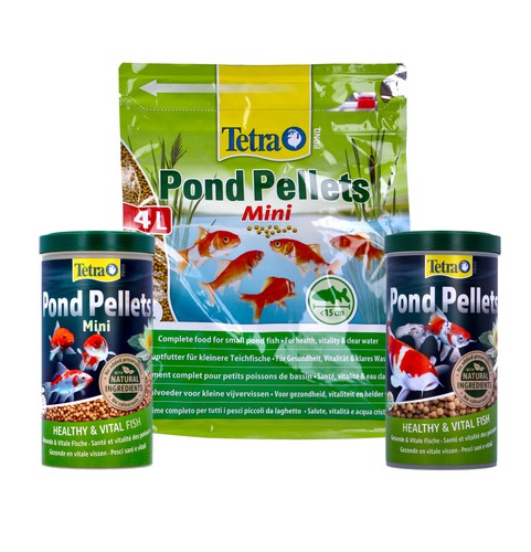Tetra pond pellets - pellets, mini/medium