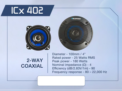 Blaupunkt icx 402 - icx, 4”