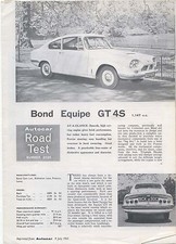 Bond Equipe GT4S Period Road