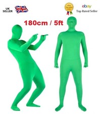 Invisible Morph Suit Full Body Costume Spandex Jumpsuit Adult Unisex Fancy Dress