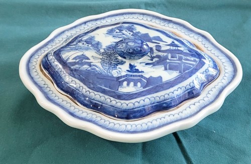 Vintage canton style blue - canton‑style, &