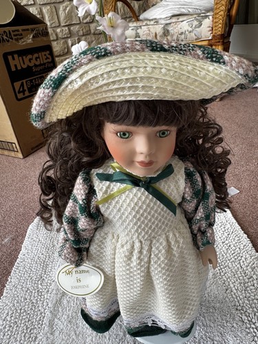 Porcelain doll josephine - doll,