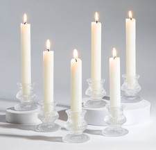 Glass Taper Candle Holders