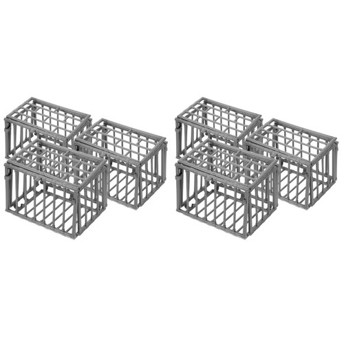 6pcs miniature plastic - 6pcs,