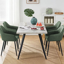 Marble Effect Dining Table