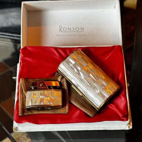 Vintage ronson mother - ronson, pearl