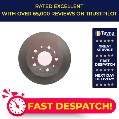 Brake discs pair solid fits - 2x,