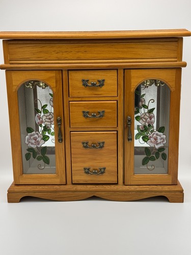 Jewellery box wooden with - jewellery,