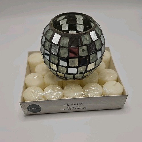 Old tea light candle holder - tea,