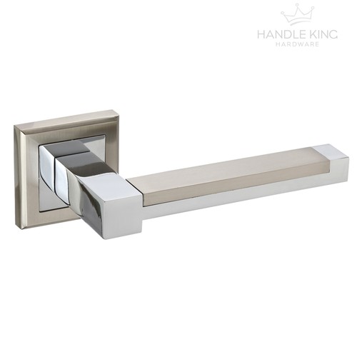 Square internal chrome door - internal,