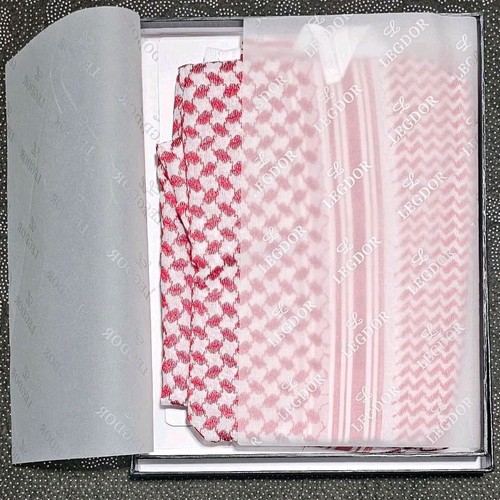 Brand new red white - white, shemagh
